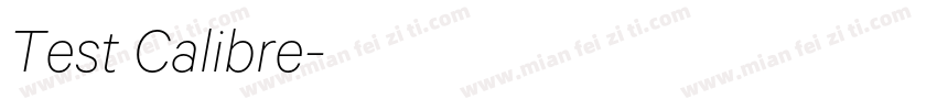 Test Calibre字体转换